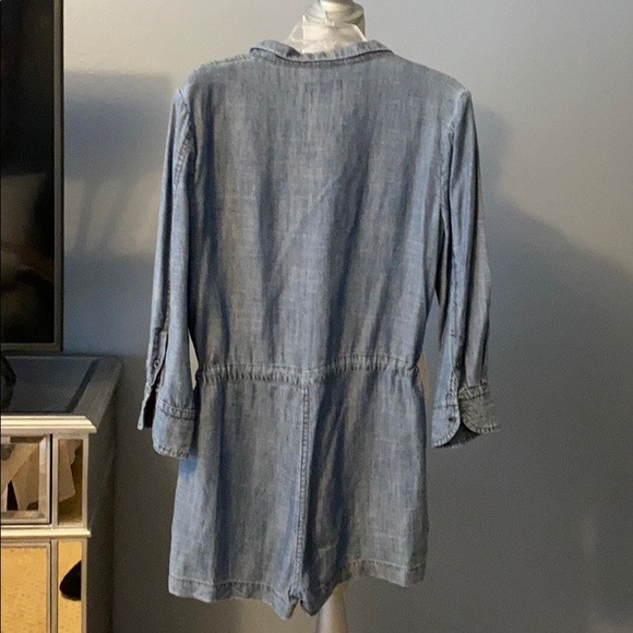 Chambray Denim Romper from Anthropologie - Picture 5 of 7